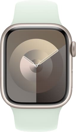 S/M Sport Band i soft mint til Apple Watch 41 mm