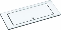 EVOline BackFlip stikkontakt (white glass)