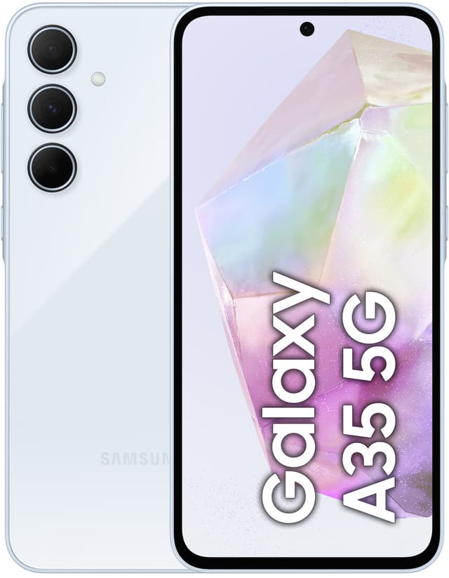 Samsung Galaxy A35 5G smarttelefon 6/128GB (lyseblå)