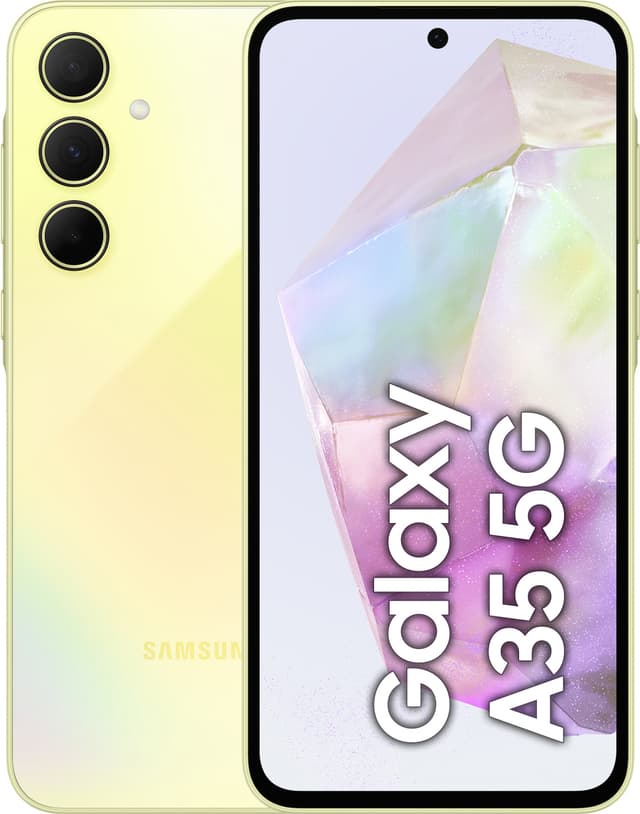 Samsung Galaxy A35 5G smarttelefon 6/128GB (gul)