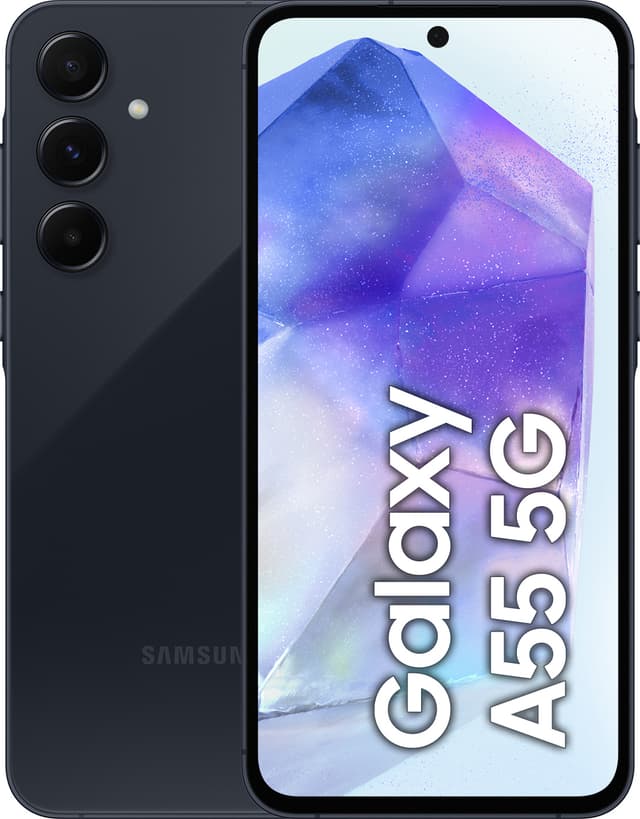 Samsung Galaxy A55 5G smarttelefon 8/128GB (marineblå)