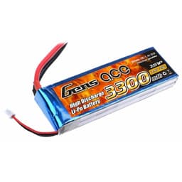 2s  3300mAh - 25C - Gens Ace Deans/T-Plugg