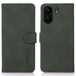 SKALO Xiaomi Redmi 13C 4G KHAZNEH Plånboksfodral i PU-Läder - Grön