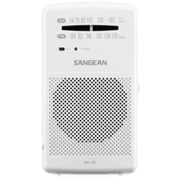 Sangean SR-35 bärbar analog radio (vit)