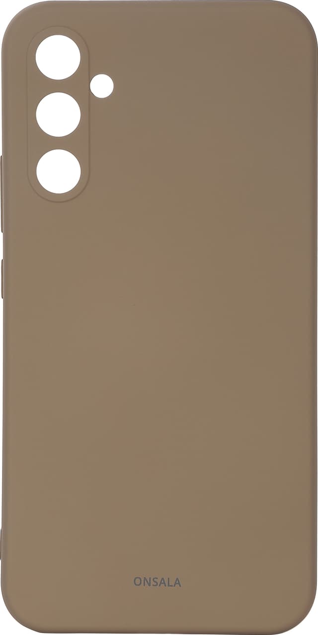 Onsala Samsung Galaxy A35 5G silikondeksel (brun)