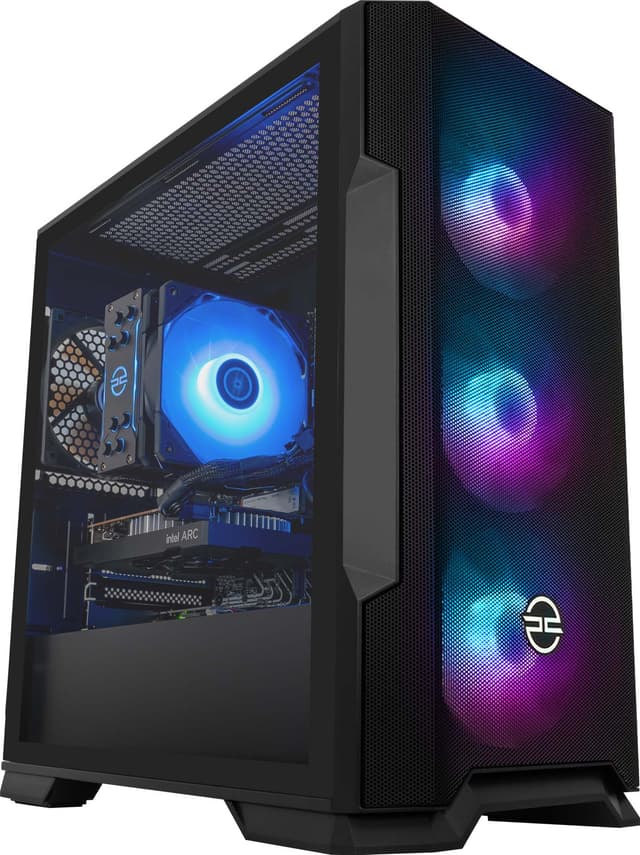 Grainger Computer PCSpecialist Core 50 i3-12F/16/512/A380 stationær gaming-computer ...