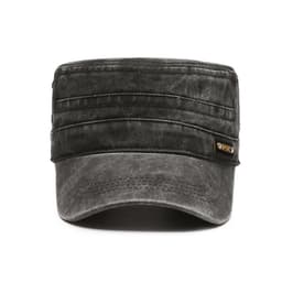 Retro Jeanskeps för Män Svart