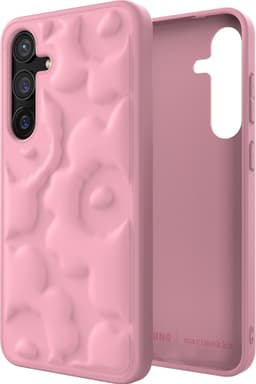Samsung Galaxy S24 Plus Marimekko Embossed fodral (rosa)