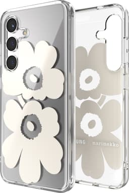Samsung Galaxy S24 Marimekko Dobbeltlags etui (beige)