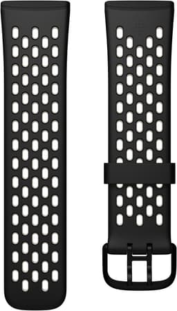 Versa 3/Sense Sport Band Black/L.White (L)