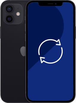 Kunnostettu iPhone 12 - 5G älypuhelin 64 GB (musta)