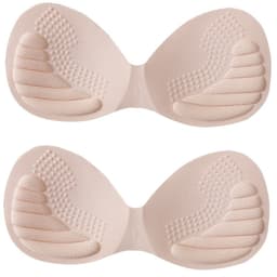 1 par Wings One-Piece BH-innlegg Avtakbar for kvinners kopper BH Beige