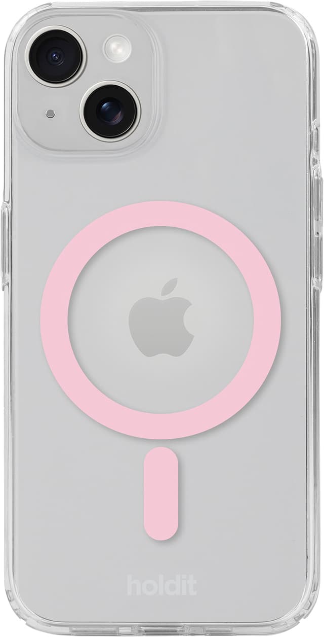 Holdit iPhone 15/14/13 MagSafe deksel (rosa)