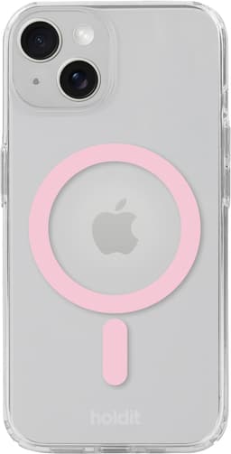 Holdit iPhone 15/14/13 MagSafe fodral (rosa)