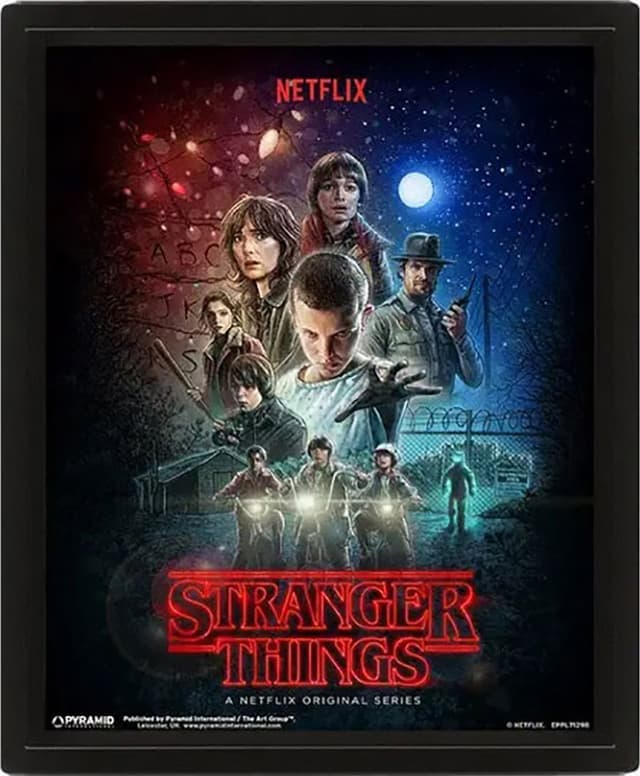 Pan Vision Stranger Things 3D juliste (1 kpl)