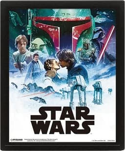 Pan Vision Star Wars 3D-plakat (Episode IV & V)