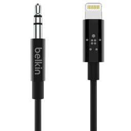 Belkin Lightning till 3.5mm adapter 90cm (svart)