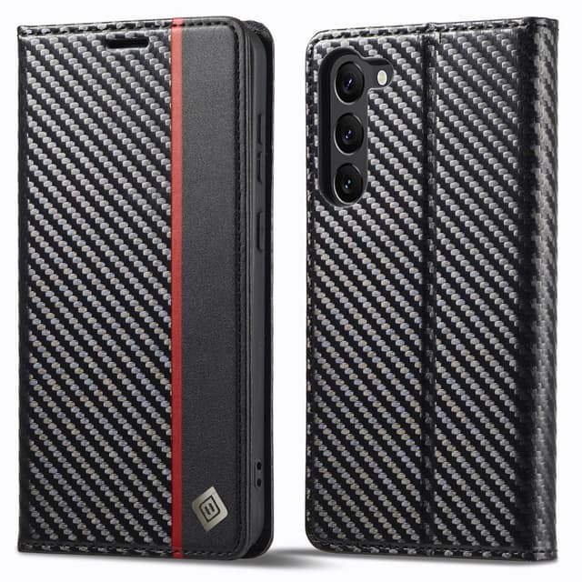 LC.IMEEKE Lompakkokotelo Samsung Galaxy S24+ - Musta