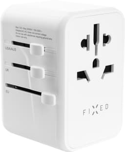 Fixed World 65W rejseadapter (hvid)