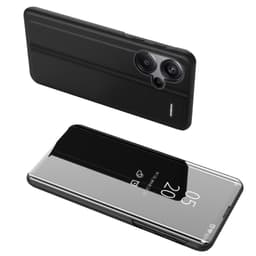 SKALO Xiaomi Redmi Note 13 Pro+ Clear View Spegel fodral - Svart