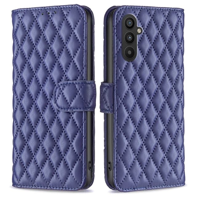 SKALO Samsung A25 5G BINFEN COLOR Tikattu Lompakko - Sininen