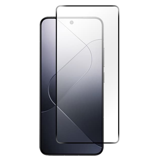 SKALO Xiaomi 14 5G Heltäckande Skärmskydd Härdat Glas - Svart