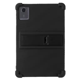 SKALO Lenovo Tab M11 Shock Resistant Armor Silicone Kuori  - Musta