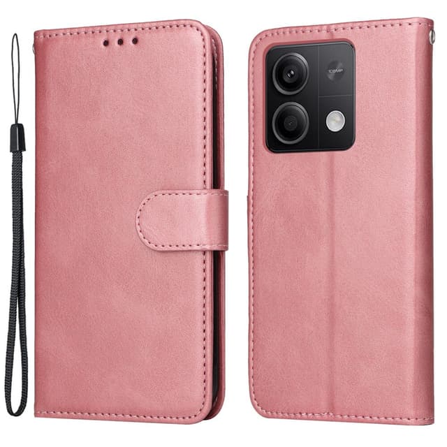 SKALO Xiaomi Redmi Note 13 5G PU-Läder Plånboksfodral - Rosa