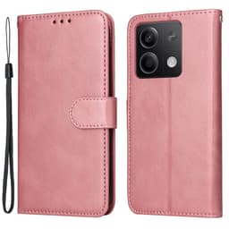 SKALO Xiaomi Redmi Note 13 5G PU-læder Pungetui - Pink