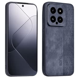SKALO Xiaomi 14 5G AZNS PU-Läder Skal - Svart