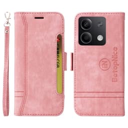 SKALO Xiaomi Redmi Note 13 5G BETOPNICE 001 Plånboksfodral i PU-Läder - Rosa
