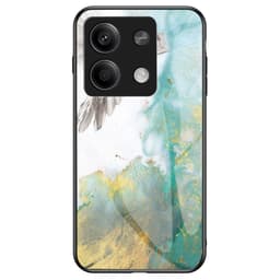 SKALO Xiaomi Redmi Note 13 5G Marmori karkaistu lasi TPU-suojakuori - #1