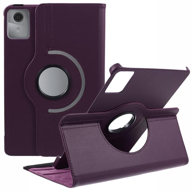 SKALO Lenovo Tab M11 360 Litchi Suojakotelo - Violetti