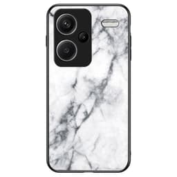 SKALO Xiaomi Redmi Note 13 Pro+ Marmor hærdet glas TPU Cover - #1