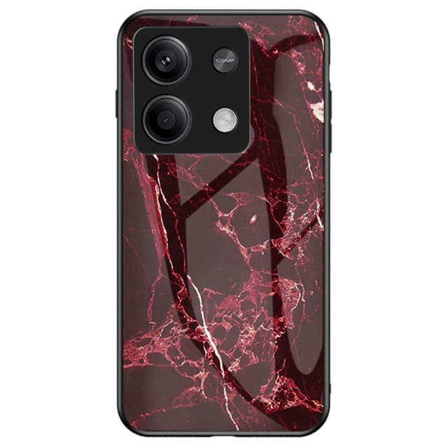 SKALO Xiaomi Redmi Note 13 5G Marmor hærdet glas TPU Cover - #4