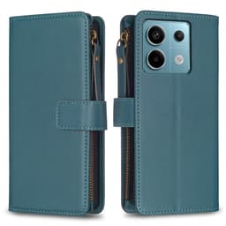 SKALO Xiaomi Redmi Note 13 Pro 5G Big Wallet 11-RUM Pungetui - Grøn