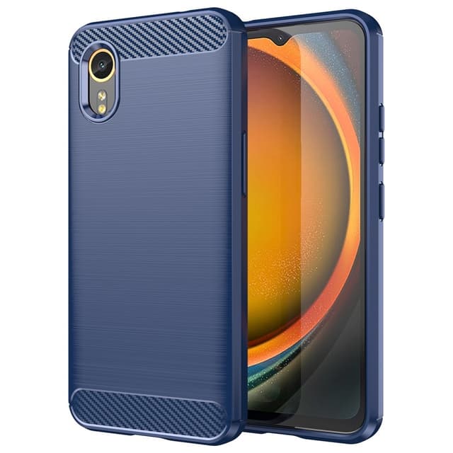 SKALO Samsung Xcover 7 Armor Carbon Stødsikker TPU-cover - Blå