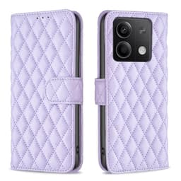 SKALO Xiaomi Redmi Note 13 4G BINFEN COLOR Quiltet Pung - Lilla