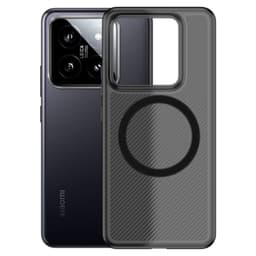 SKALO Xiaomi 14 5G Twill Magnetring Skal - Svart