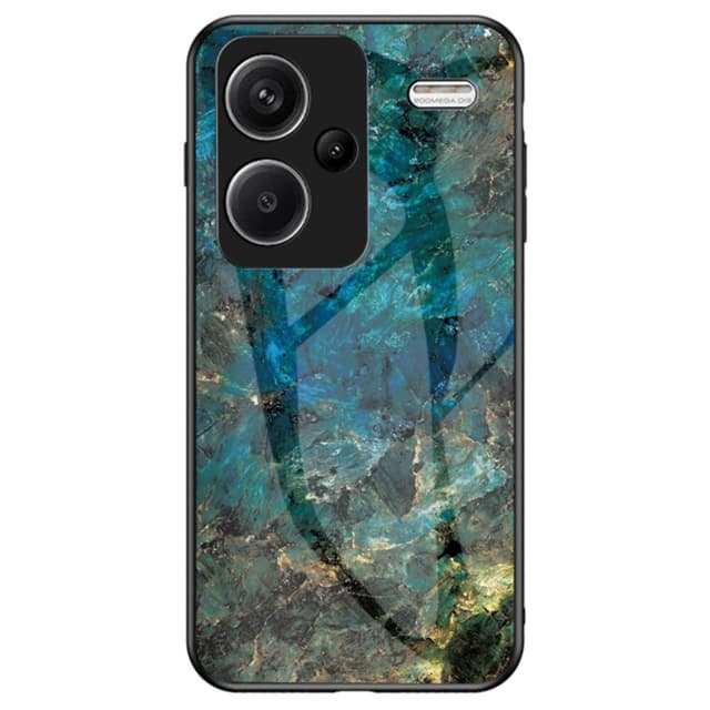 SKALO Xiaomi Redmi Note 13 Pro+ Marmor Härdat Glas TPU-skal - Motiv 3
