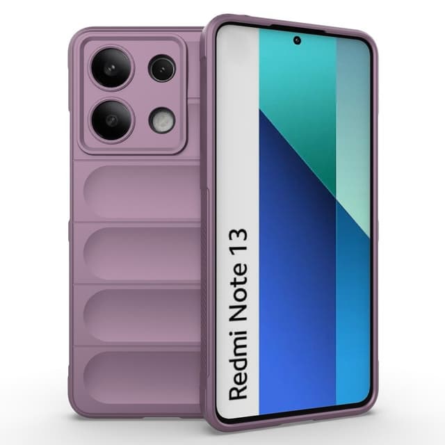 SKALO Xiaomi Redmi Note 13 4G Rugged Bumpers TPU-Skal - Lila