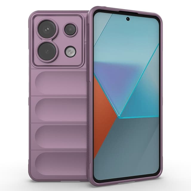 SKALO Xiaomi Redmi Note 13 Pro 5G Puffer Bumper TPU-Skal - Lila