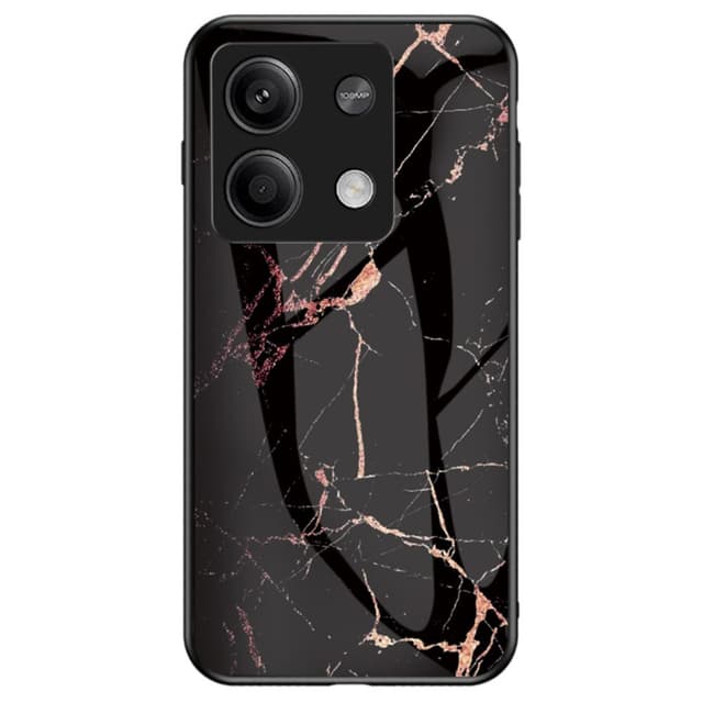 SKALO Xiaomi Redmi Note 13 5G Marmor hærdet glas TPU Cover - #3