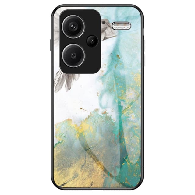 SKALO Xiaomi Redmi Note 13 Pro+ Marmor hærdet glas TPU Cover - #2