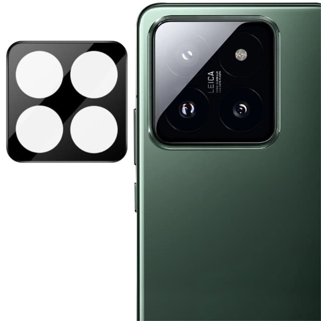 2-PACK SKALO Xiaomi 14 5G 3D Linsskydd/Kameraskydd Härdat Glas