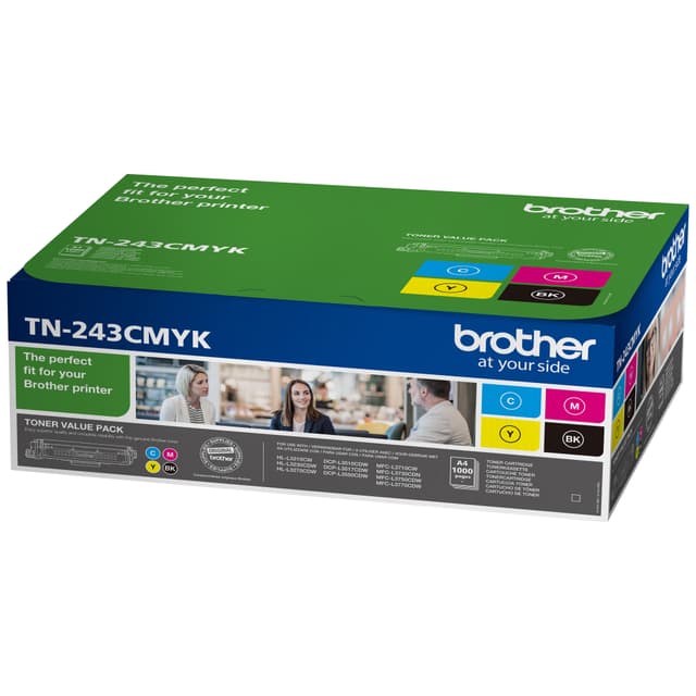 Brother TN243CMYK fire stk. fargetonere, multipakke