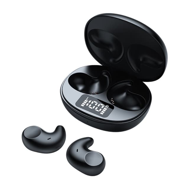 In ear att sova med Sömn Hörlurar Bluetooth Headphones - Svart