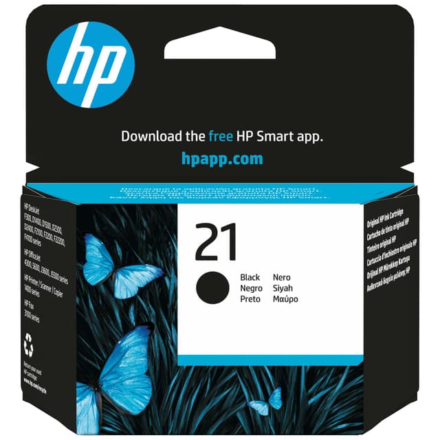 HP blekkpatron 21 Sort