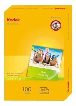 Kodak 180 GSM fotopapir, A6, 100-pack
