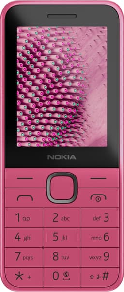 Nokia 225 4G klassisk mobiltelefon (rosa)